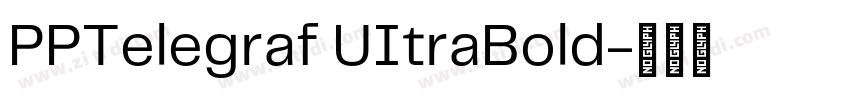 PPTelegraf UItraBold字体转换